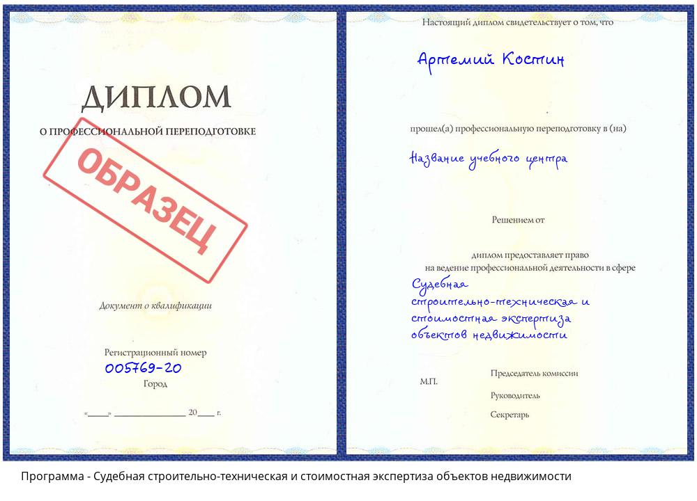 Судебная строительно-техническая и стоимостная экспертиза объектов недвижимости Краснокамск